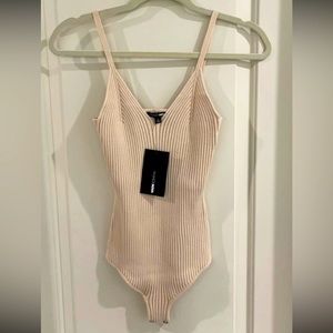 Cute summer nude bodysuit XL ; NWT NEW